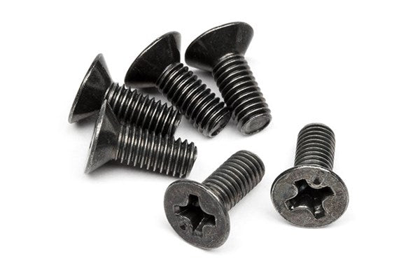 Flat Head Screw M3 X 8Mm (6 Pcs)