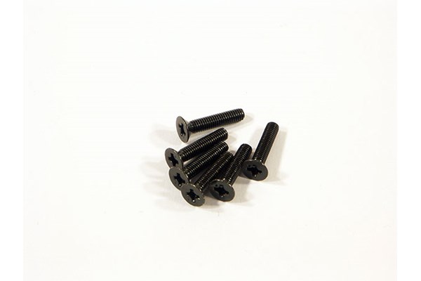 Flat Head Screw M3X15Mm (6Pcs)