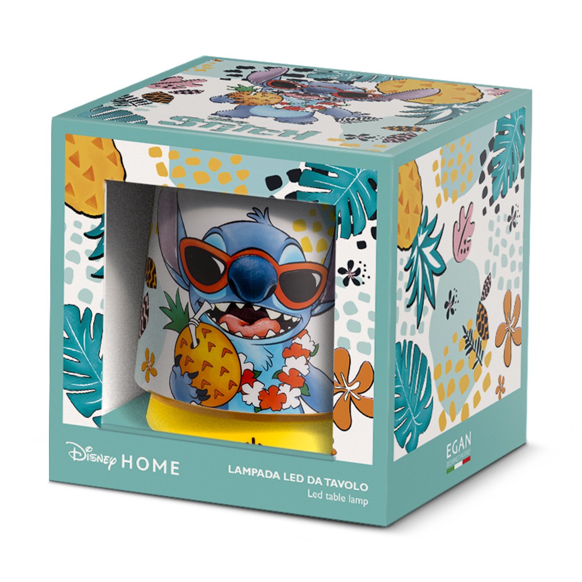 STITCH - White - Rechargeable Table LED Lamp - 11cm