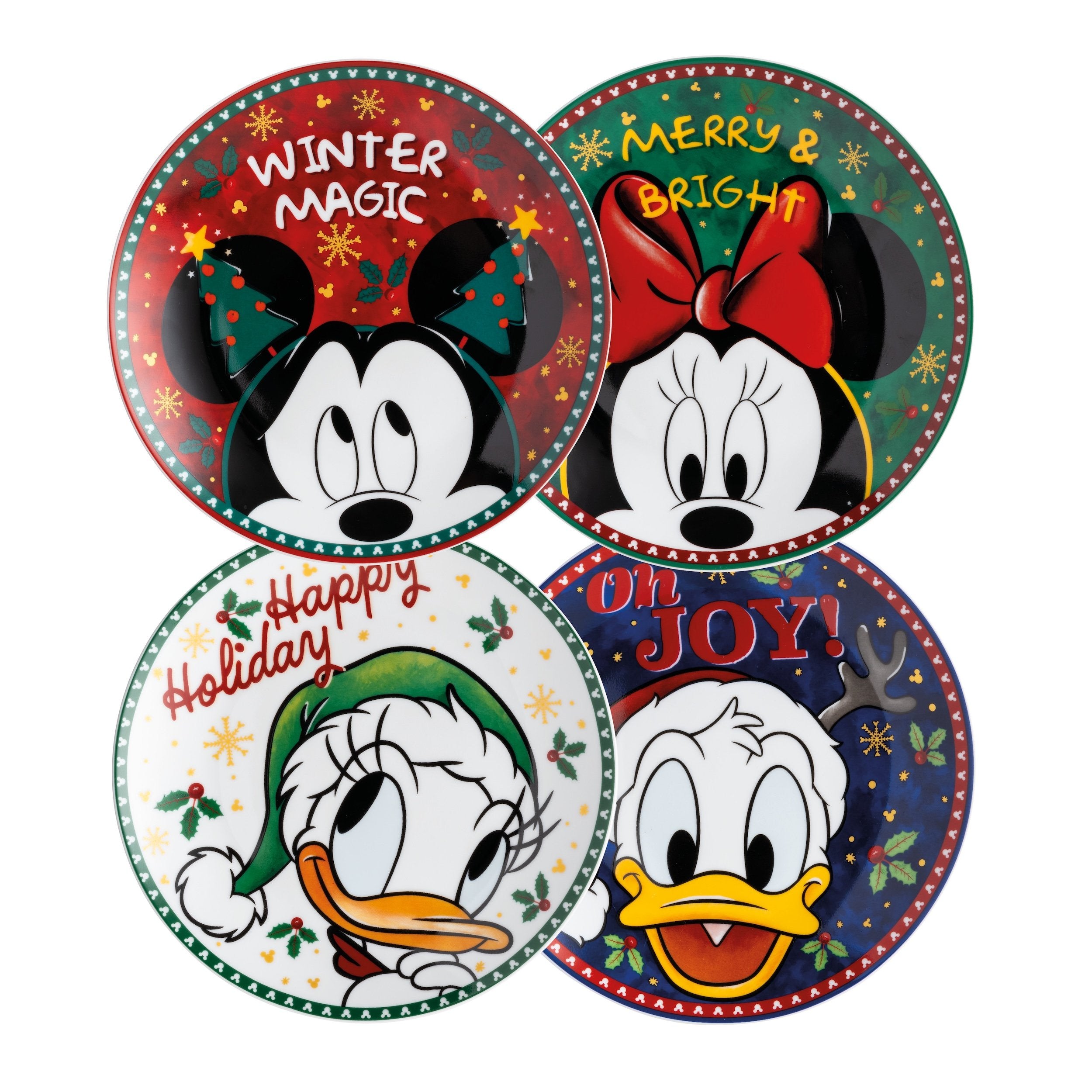 DISNEY - Magic Winter - Set of 4 Dessert Plates 19,5cm