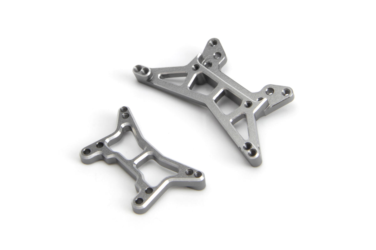 Aluminum Shock Tower Set (Front/Rear/Grey)