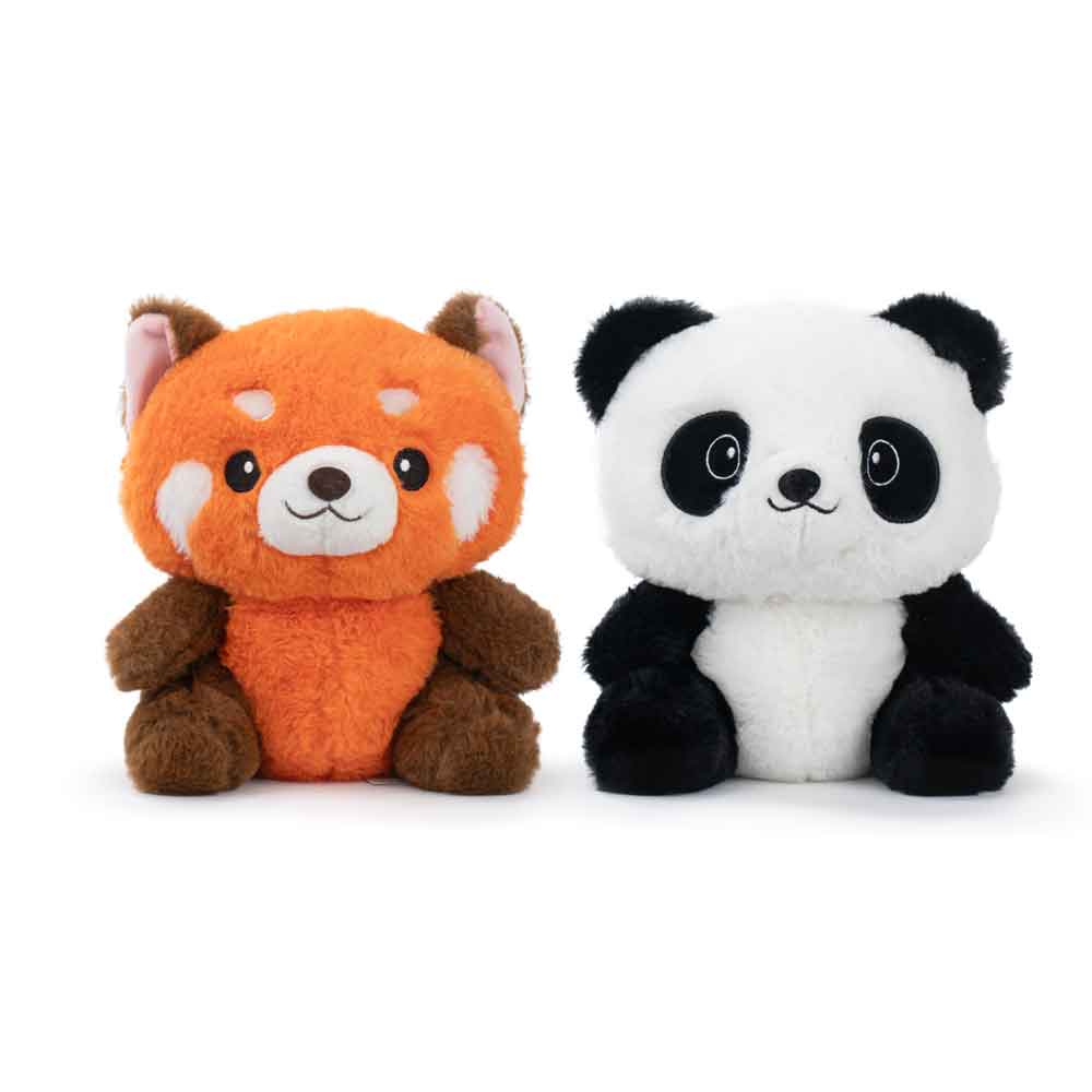KAWAII - Cute Panda - Assortment of 8 Plushs 2 Models - 28cm