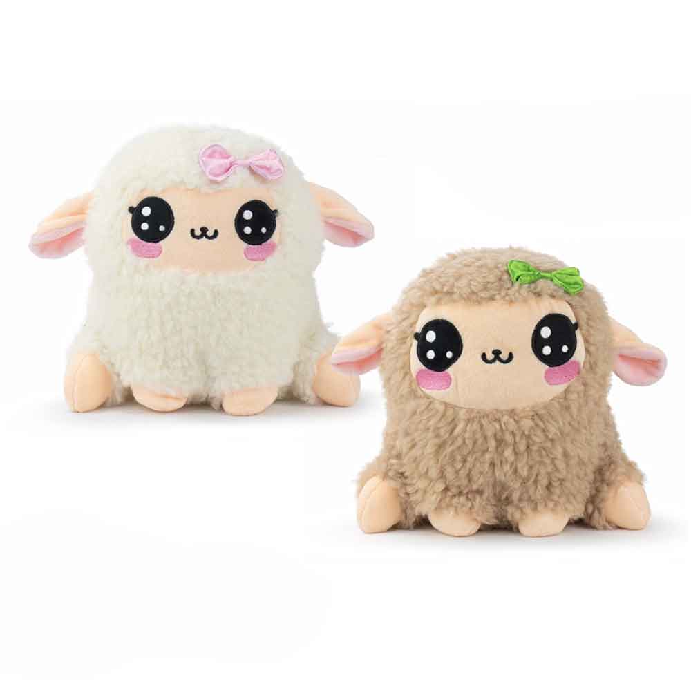 KAWAII - Sheepawaii - Assortment of 6 Plushs 2 Models - 24cm