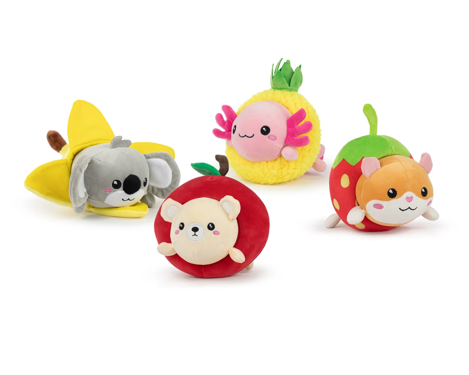 KAWAII - Fruits - Assortment of 4 Plushs 4 Models - 25cm