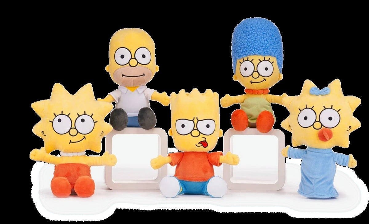 THE SIMPSONS - Assortment of 24 Plushs - 5 Models - 30cm