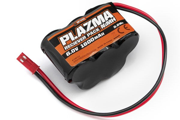 Plazma 6.0V 1600mAh NiMH Receiver Battery Pack