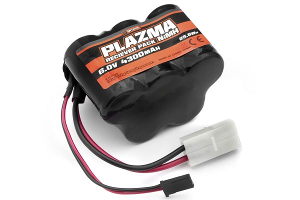 Plazma 6.0V 4300mAh NiMH Baja Receiver Battery