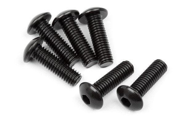 Button Head Screw M5x16mm (Hex Socket / 6pcs)