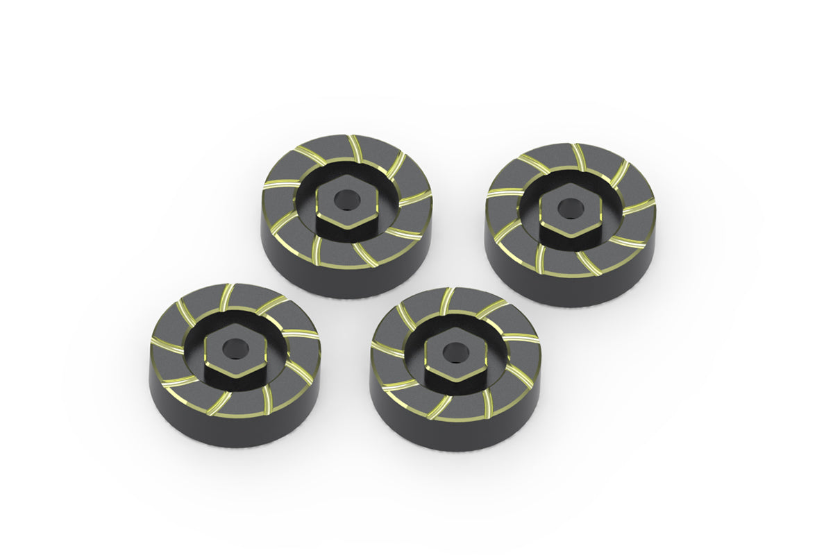 7mm Hex Hub Weight Set (Brass/4pcs)