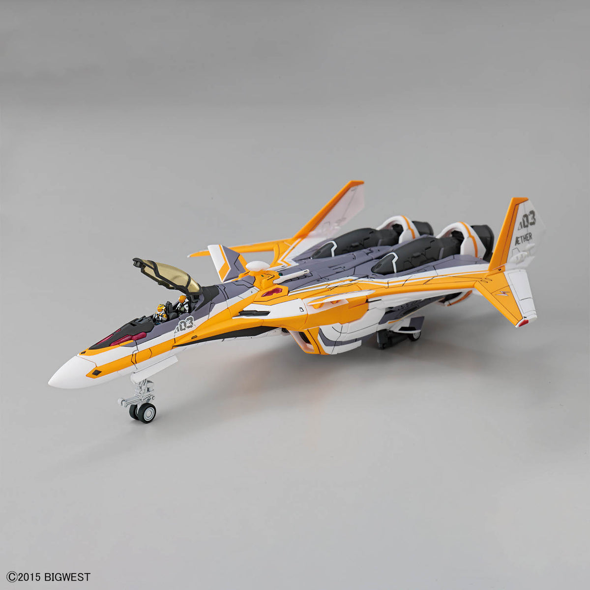 Macross Delta HG 1/100 VF-31E Siegfried Chuck Mustang Deluxe Set