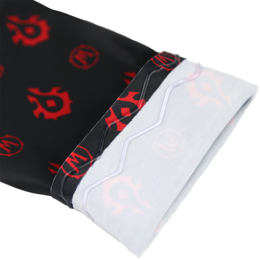 World of Warcraft Horde seamless gaming arm sleeve black_red, M