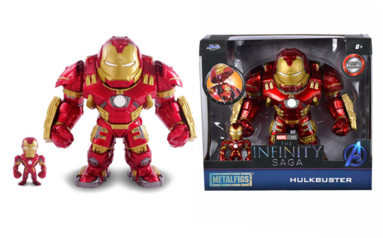 IRON MAN - Hulkbuster 6,5'' + Figure Iron-Man 2,5''