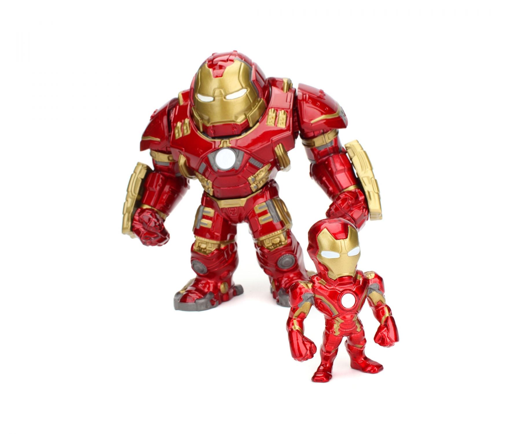 IRON MAN - Hulkbuster 6,5'' + Figure Iron-Man 2,5''