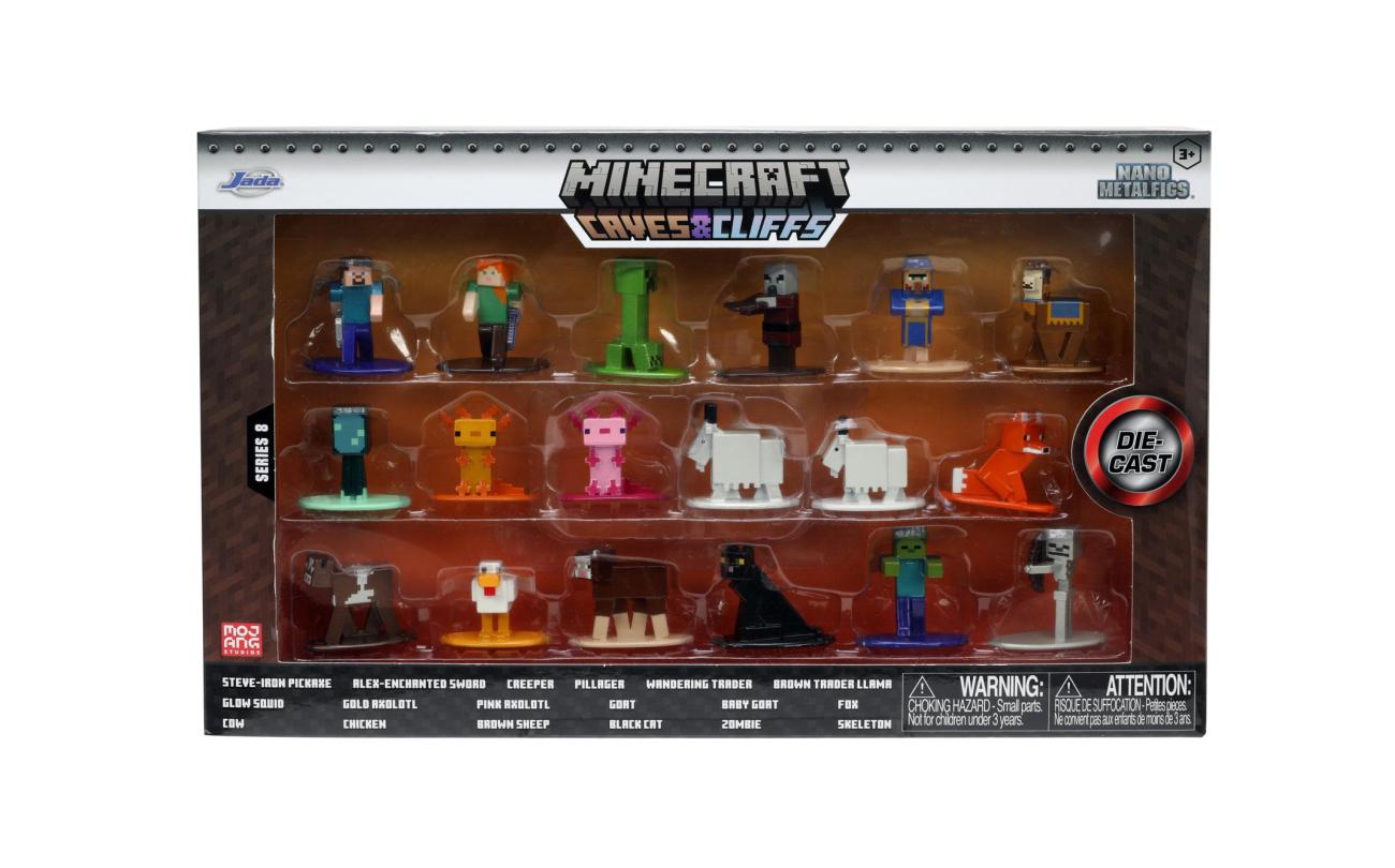 MINECRAFT - Multi Pack of 1,65inch NanoFigures - 18pc - Wave 8