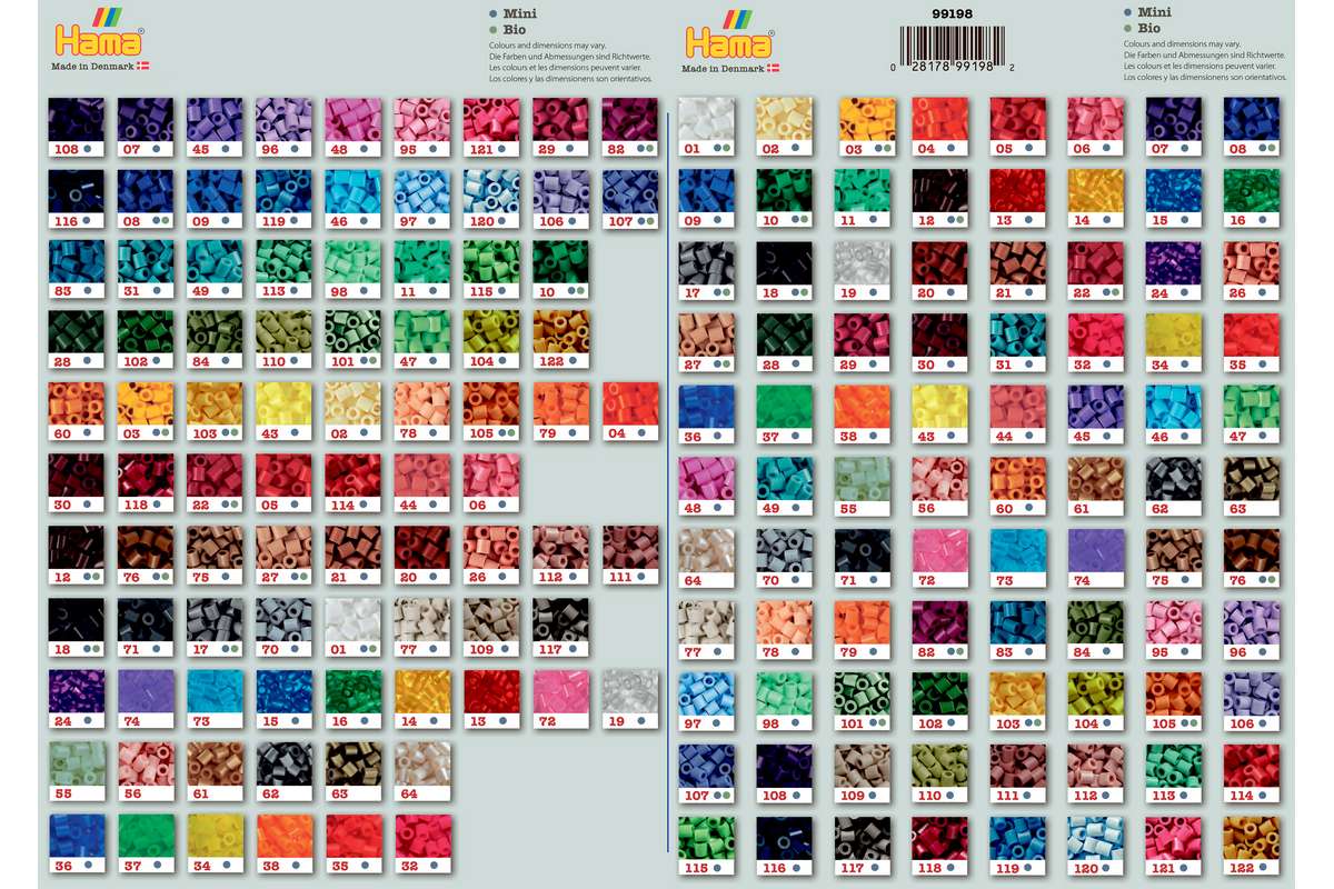 Hama farvekort A4, 2026