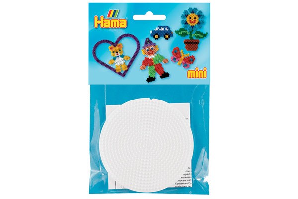 Hama mini 2stk stiftplader runde Ø8cm