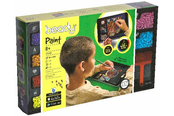 Beady Paint 14.400 perler, 9 plader, 1 skraber