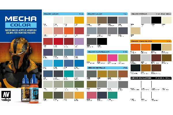 Color chart Mecha