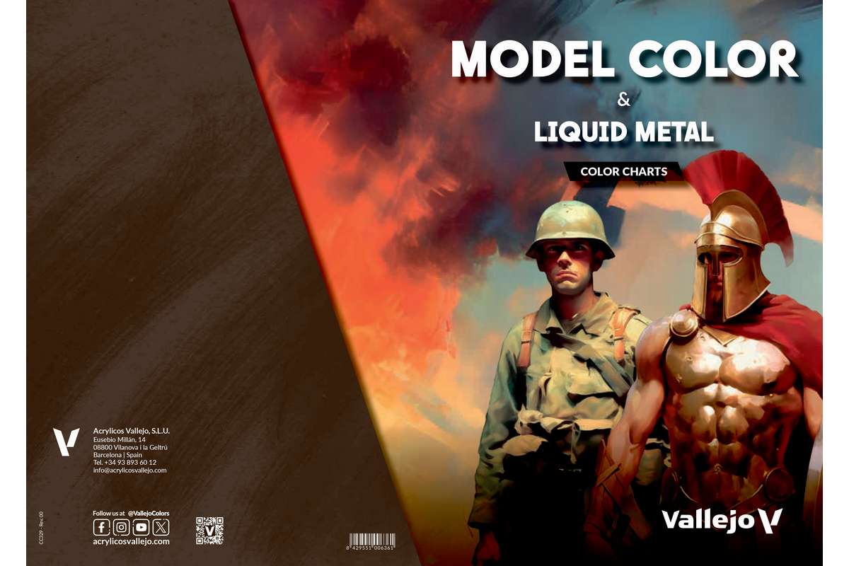 Color chart Model Color & Liquid Metal - new 2024