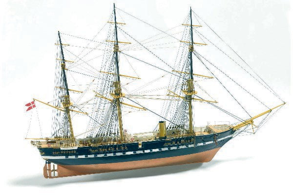 1:100 Fregatten Jylland limited editi -Wooden hull