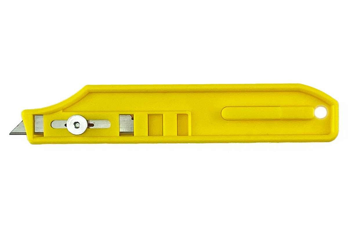 Flat yellow handle Lt.Dty kniv