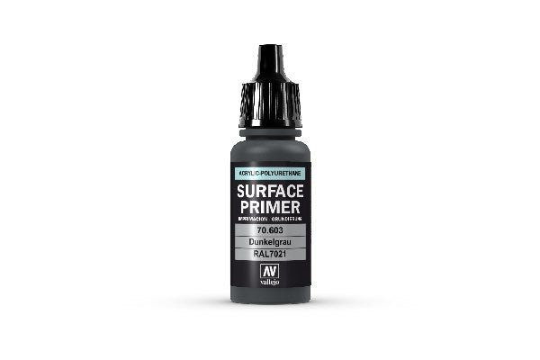 Surface primer dunkegau RAL7021, 17ml