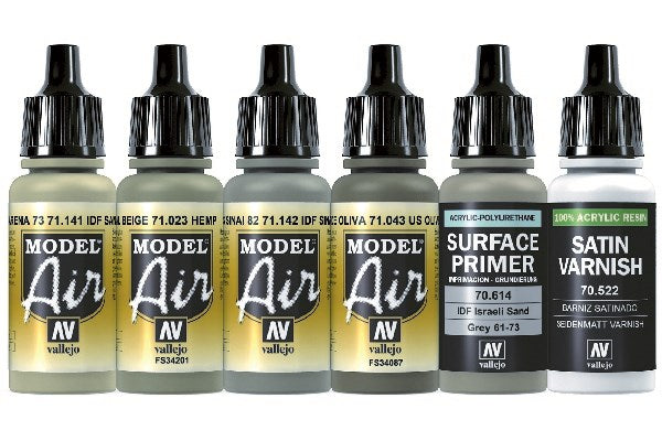 Model Air set IDF colors 6x17ml