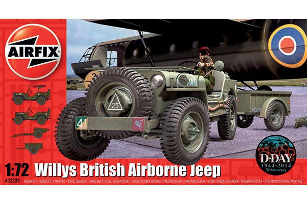 Willys Jeep, Trailer & 6PDR Gun