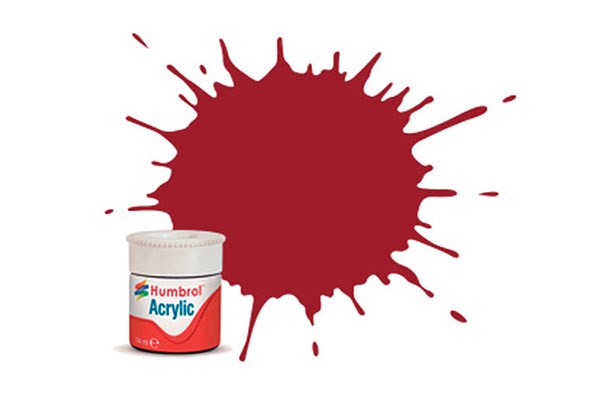 Acrylic maling crimson 14ml - Klar - replacement