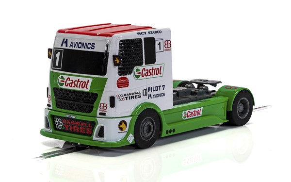 Racing Truck - Red & Green & White