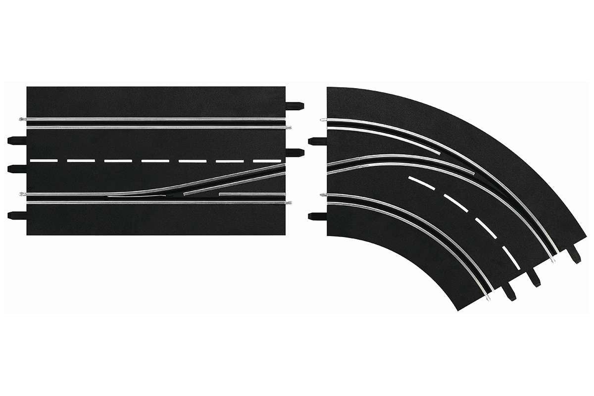 Lane change curve right, in to out, 1:32/1:24, dig