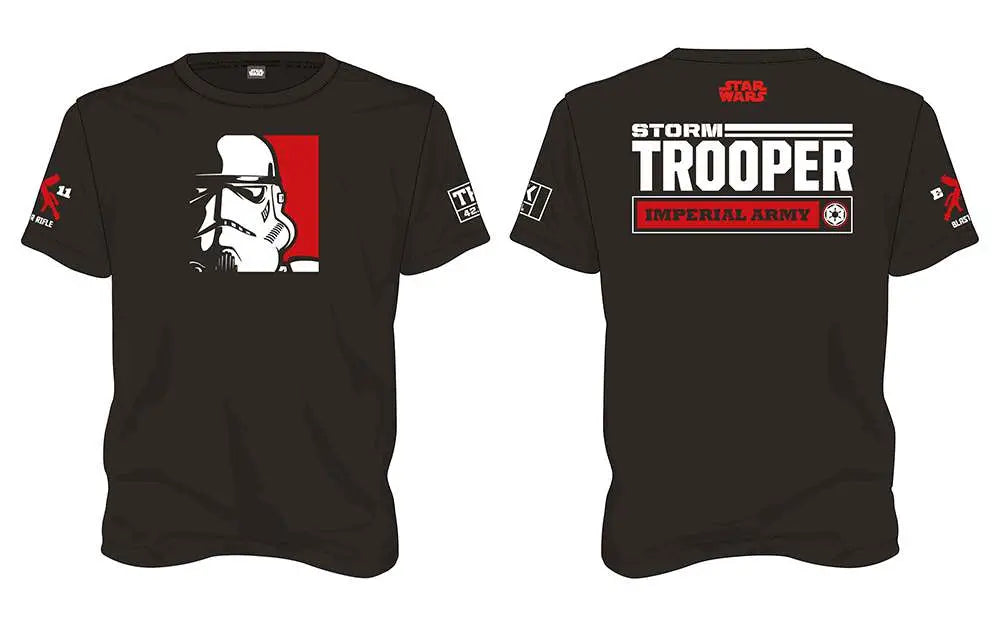 T/S SW STORMTROOPER IMPERIAL ARMY BLACK - M