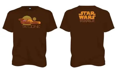 T/S SW TATOOINE BROWN MEN - L