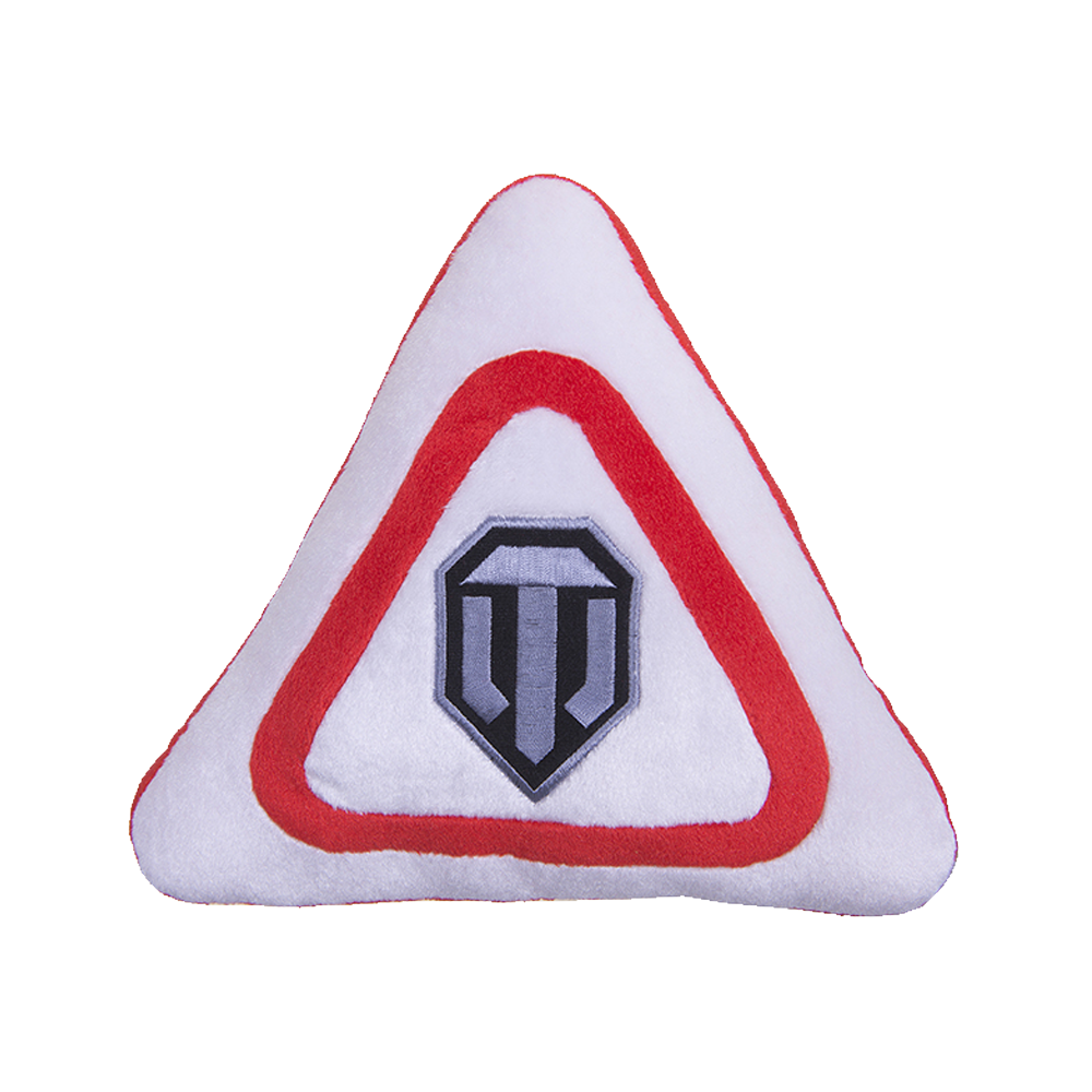 Car Pillow World of Tanks, 24 cm white