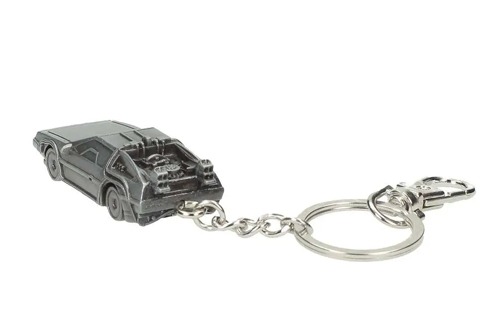 BTTF DELOREAN 3D METAL KEYCHAIN