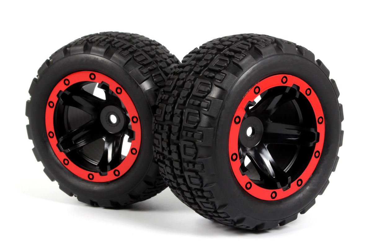 Slyder ST Wheels/Tires Assembled (Black/Red)