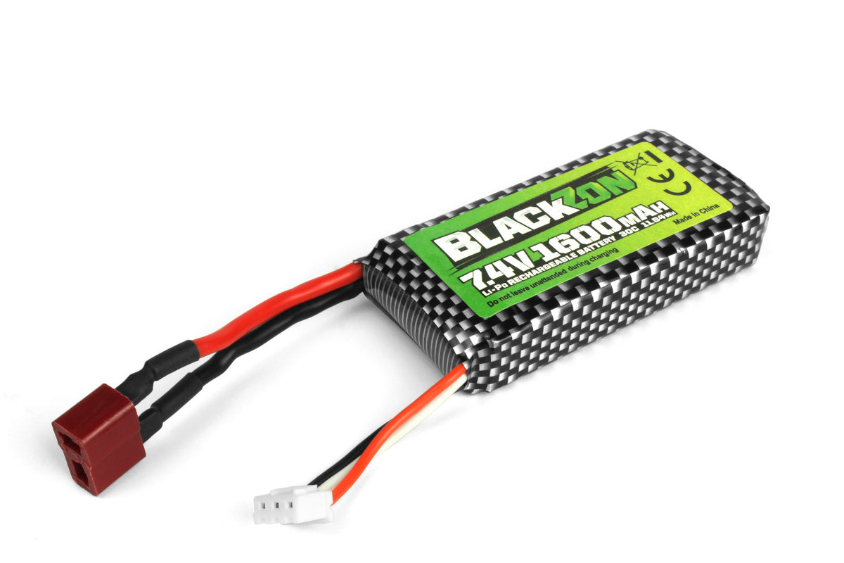 Battery Pack (LiPo 7.4V, 1600mAh), w/T-Plug