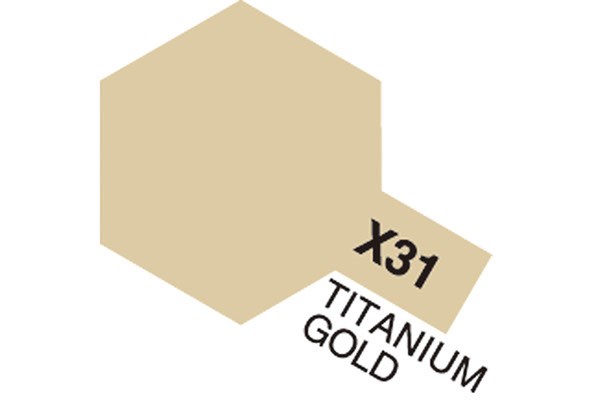 Acrylic Mini X-31 Titanium Gold (Gloss)