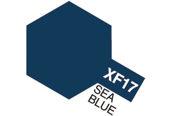 Acrylic Mini XF-17 Sea Blue (Flat)