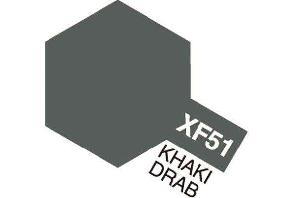 Acrylic Mini XF-51 Khaki Drab (Flat)