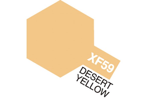 Acrylic Mini XF-59 Desert Yellow (Flat)