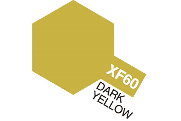 Acrylic Mini XF-60 Dark Yellow (Flat)