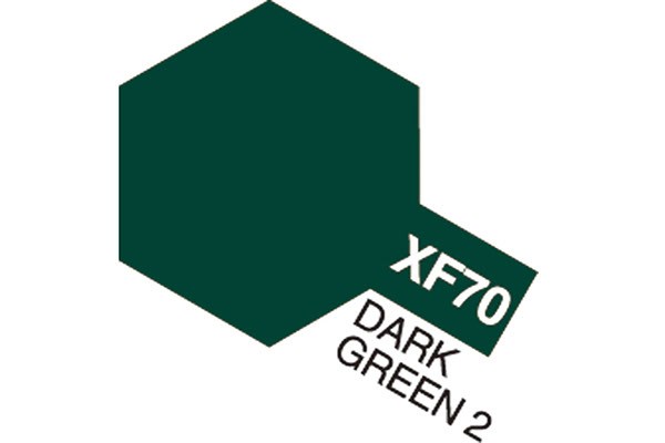 Acrylic Mini XF-70 Dark Green 2 (Semi Gloss)