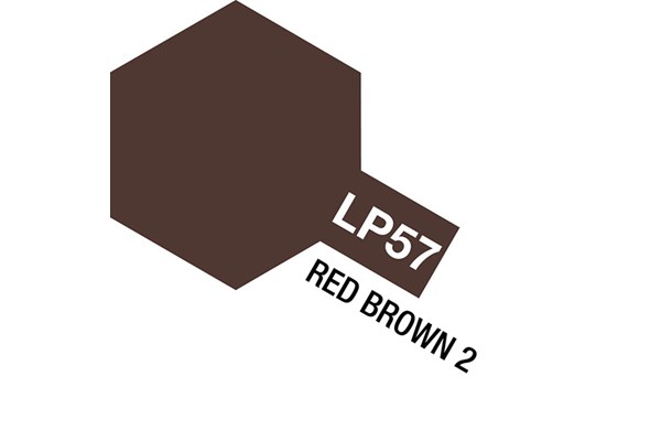 Tamiya Lacquer Paint LP-57 Red Brown 2 (Flat)