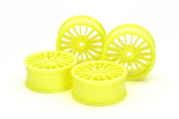 M-N 18-Spoke Wheels (24mm, Offset 0) (Yellow) 4pcs