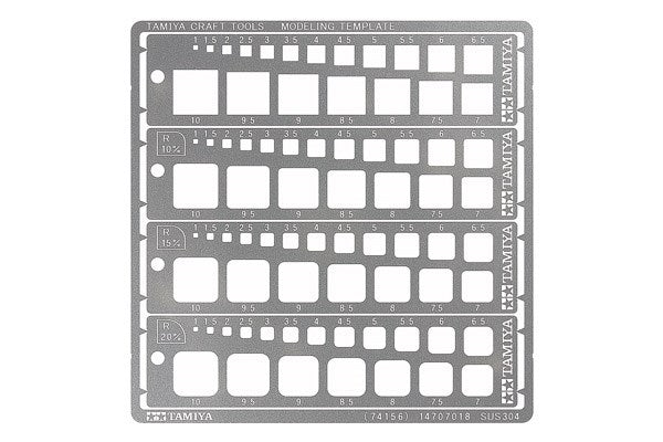 Modeling Template (Square, 1-10mm)