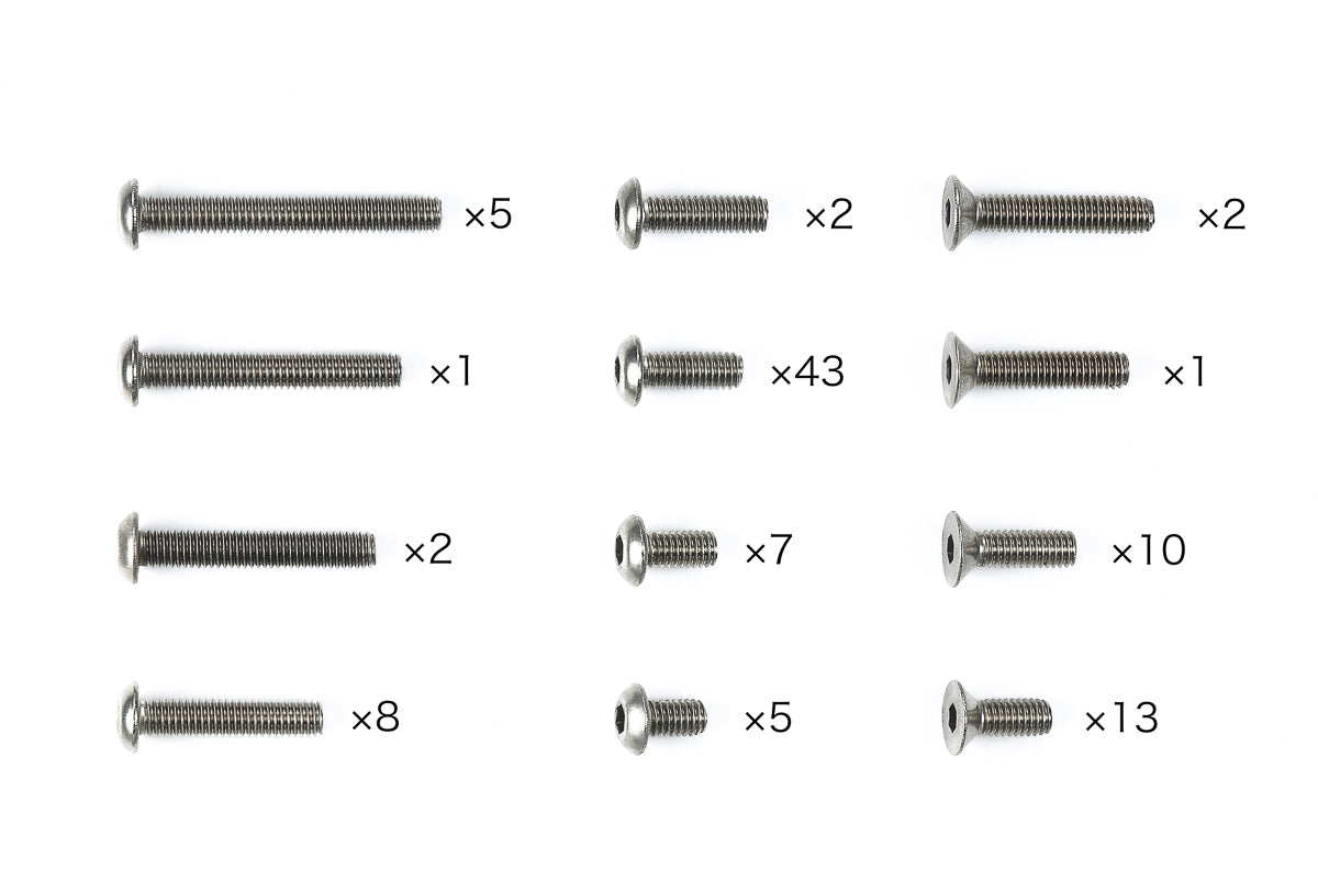 XM-01 Titanium Screw Set