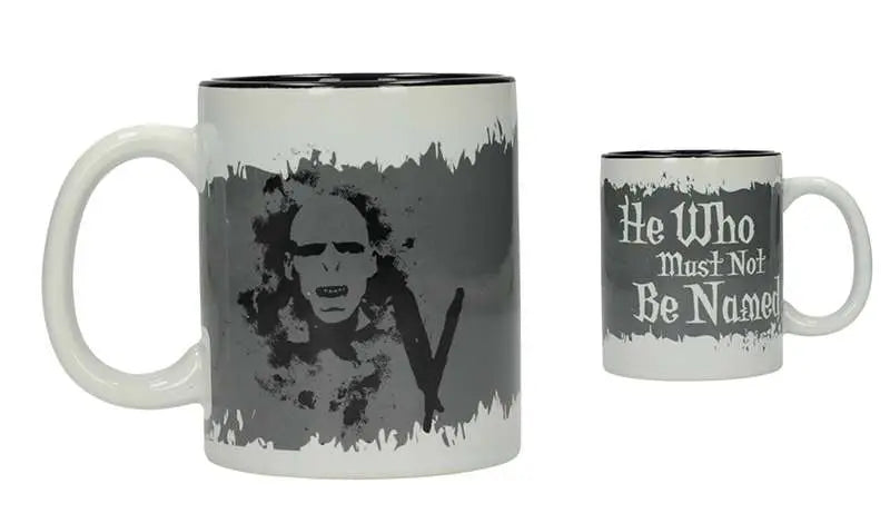 HP HE WHO MUST NOT BE NAMED B&W MUG