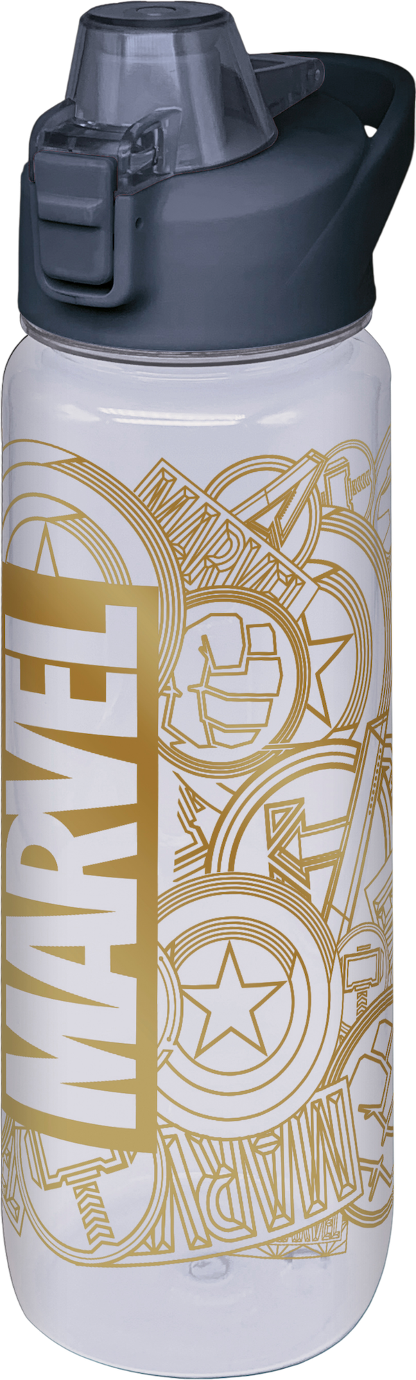 MARVEL - Logo - "Lock Top" Sport Bottle - 36oz