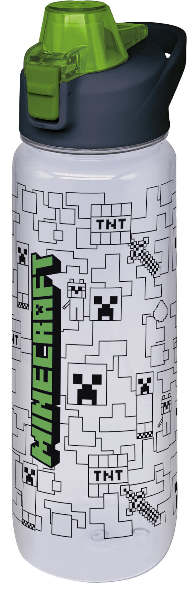MINECRAFT -  "Lock Top" Sport Bottle - 36oz